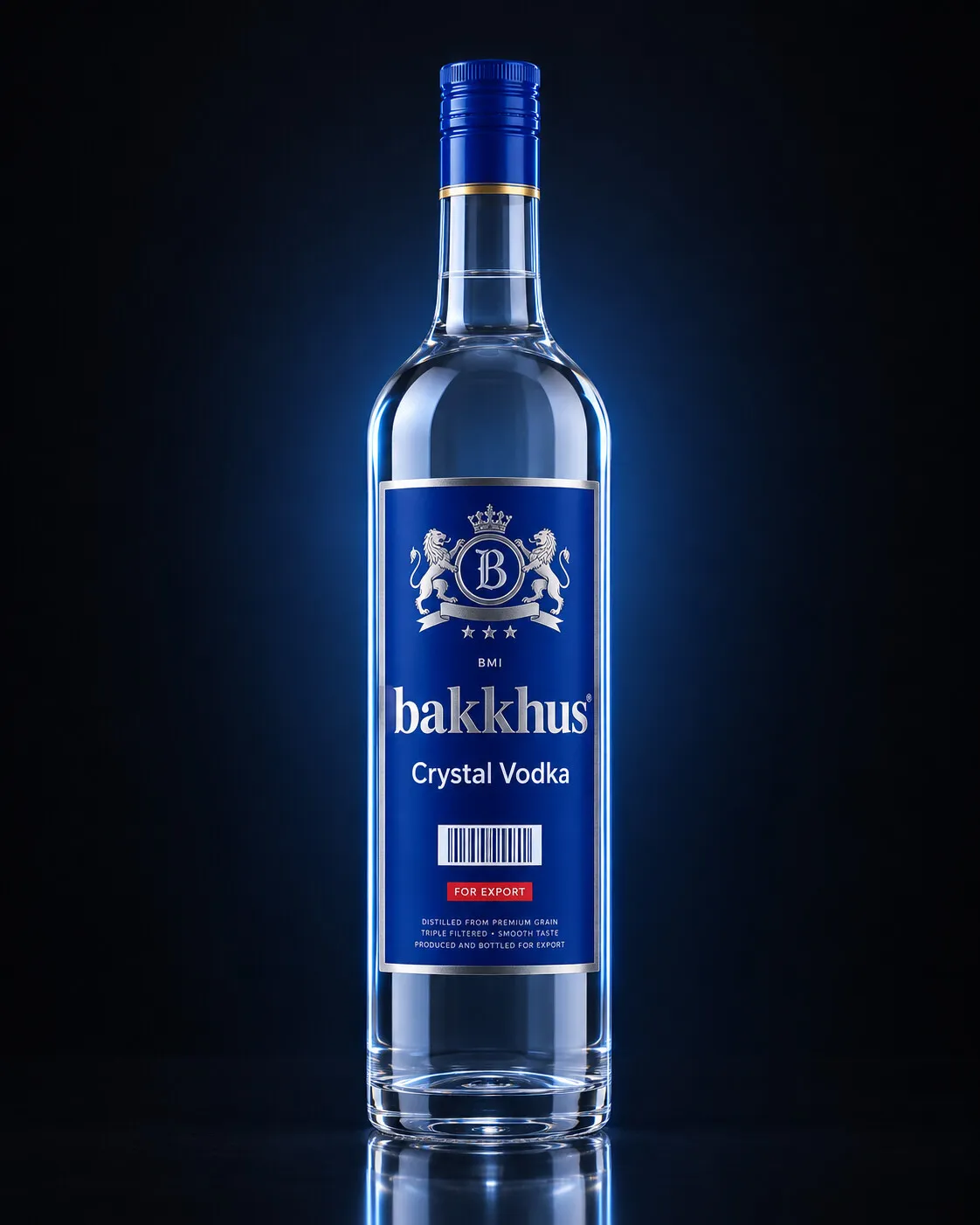 Bakkhus Crystal Vodka bottle